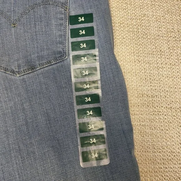 Levis 311 Shaping Skinny Mid Rise Light Wash Jeans Women's W34 L30 Denim NWT - Picture 4 of 15
